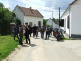 A csapat egy része Zsibrik fõutcáján.