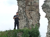 Száni fényképez.