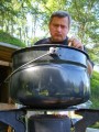 Péter a séf. Ilyen ihletett arccal csak jó ételt lehet fõzni!