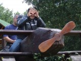 Szilárd még pilótaszemüveget is felvett a repüléshez. Csak aztán nehogy elszálljon!
